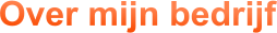 Over mijn bedrijf